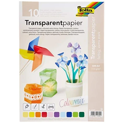 Abbildung von Folia Transparentpapier Transparentpapier, 10 Blatt
