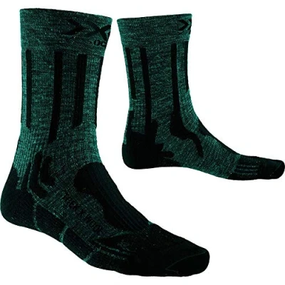 Abbildung von X Socks Bionic Trek Linen Socken Forest Green/Opal Black 35 38