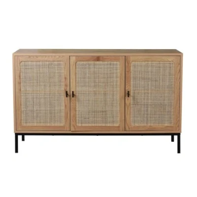 Abbildung von CALICOSY Buffet 3 Portes Cannage Rotin L120 cm Jaya