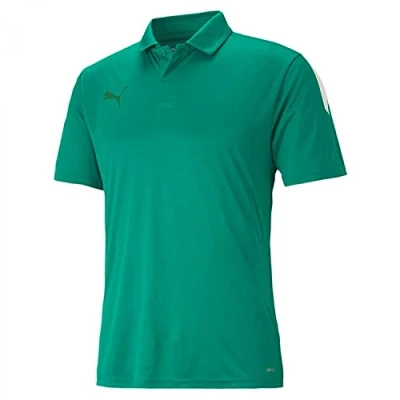 Abbildung von Puma Teamliga Sideline Poloshirt, Herren, Größe: XXL, Pepper green/puma white