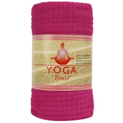 Abbildung von Deuser Sports Expander Yogatuch mit Antirutschnoppen rot