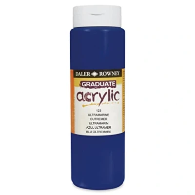 Abbildung von Daler Rowney Graduate Acrylfarbe 500 ml Ultramarine Blue