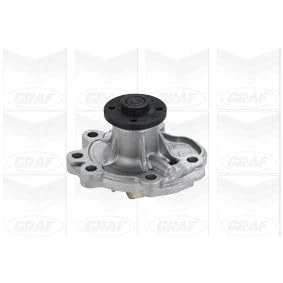 Abbildung von GRAF PA1052 Wasserpumpe ohne Dichtung mechanisch Messing für Keilrippenriementrieb SUZUKI: Splash, Vitara IV SUV, OPEL: Agila B, NISSAN: Pixo