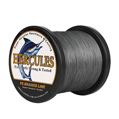 Abbildung von HERCULES Super Cast 100m 2000m Yards Geflochtene Angelschnur 10lb 300lb Test für Salzwasser Süßwasser PE Geflecht Fischdraht Superline 8 Stränge