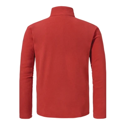Abbildung von Schöffel Herren, Fleece Jk Style Qutang MNS, warme Outdoor Fleecejacke mit 2 Wege Stretch aus recyceltem Material, leicht und schnell trocknend, cranberry, 50