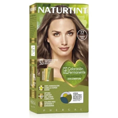Abbildung von Naturtint Haarfarbe Oohne Ammoniak Hoher Anteil an natürlichen Inhaltsstoffen 7.7 Teide Braun 170ml