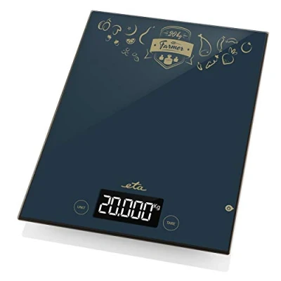 Abbildung von eta Küchenwaage FARMER ETA477790000, (1 tlg), Touch Display, TARE Funktion Zuwiegen, bis 20 Kg, Mess Einheit 1g