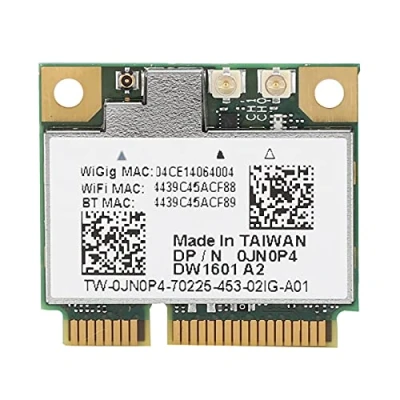 Abbildung von ciciglow PCI E Netzwerkkarte, QCA9005 2.4G/5G NGFF/M.2 Dualband 7Gbps WiFi Karte 802.11AD Bluetooth 4.0 Wireless Netzwerkkarte für Dell 6430u E5440 E7440