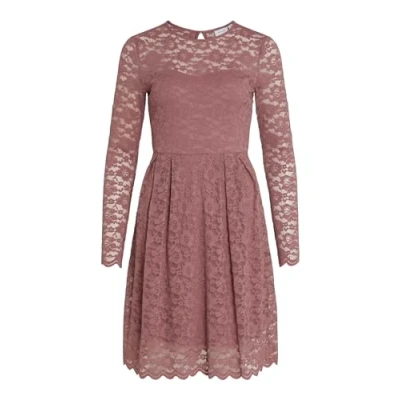 Abbildung von VILA Vikalila LS NOOS Cocktailkleid/festliches Kleid, Damen, Größe: Small, Mesa rose