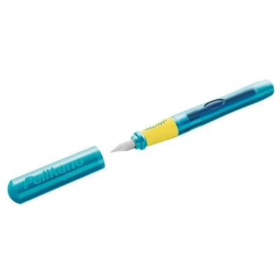 Abbildung von Pelikan Füller Pelikano Junior, Schreiblernfüller für Rechtshänder, Türkis, Feder A, 824835