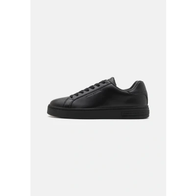 Abbildung von Armani Exchange Herren London Sneaker, Black Beauty, 42 EU