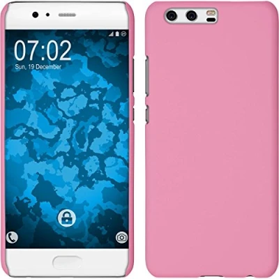Abbildung von PhoneNatic case kompatibel mit Huawei P10 Hülle rosa gummiert Hard Cover