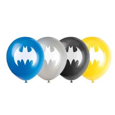 Abbildung von Batman Luftballons mit Druck 8 Stücke