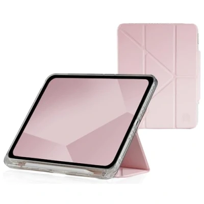Abbildung von STM Goods OPP Schutzhülle kompatibel mit Apple iPad 10,9&quot; (10. Generation 2022) innovativem Origami Magnetic Cover, schlank, integrierte Pencil Halterung Pink