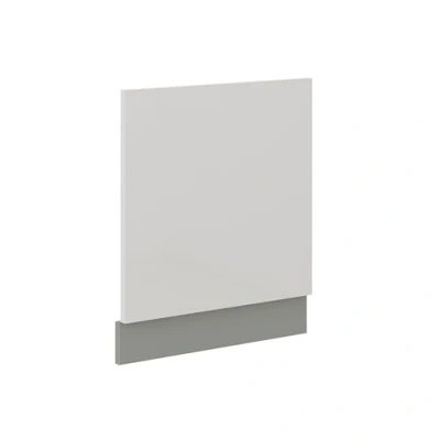 Abbildung von Kuechen preisbombe Frontblende Geschirrspüler integriert 60 cm Weiß Hochglanz Küche Bianca Grey
