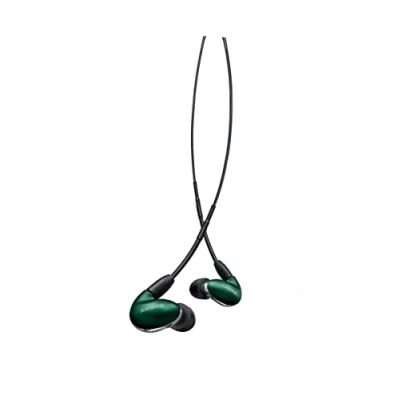 Abbildung von Shure SE846 Kabelgebundene Sound Isolating Ohrhörer, hochauflösender Klang, Vier Treiber, anpassbare Frequenzgang, sicherer In Ear, abnehmbares Kabel, kompatibel mit Apple und Android Geräten Grün