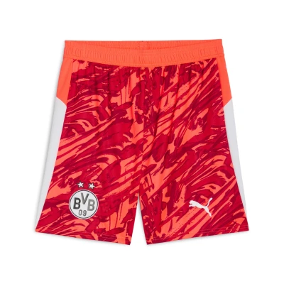 Abbildung von PUMA Borussia Dortmund 25/26 Goalkeeper Shorts Men, Sport, Glowing Rot/Silver Mist, XS