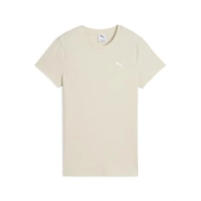 Abbildung von ESS ELEVATED Geripptes T Shirt Damen PUMA Alpine Snow White