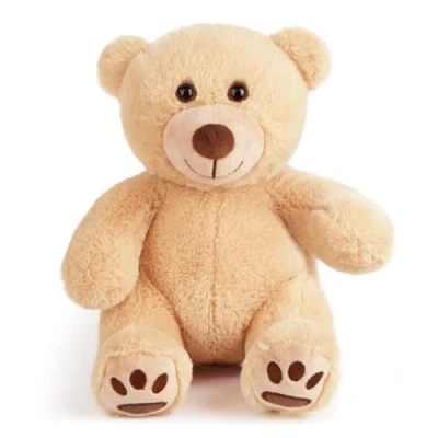 Abbildung von LotFancy Teddybär Plüschtier Kuscheltiere 30 cm, Teddy Bär Klein Braunbär Süße Stofftier Spielzeug, Geschenke für Kinder Mädchen Freundin, Geburtstag Valentinstag, Hellbraun