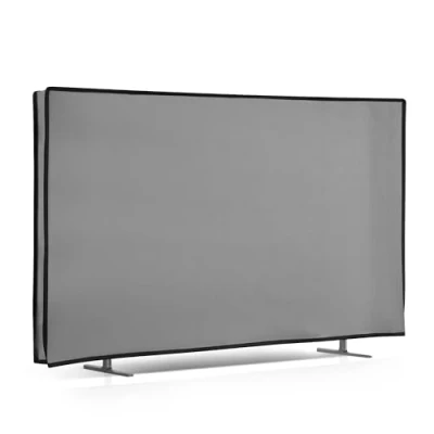 Abbildung von kwmobile 24&quot; TV Hülle Indoor Fernseher Bildschirmschutz Abdeckung Bildschirm Staubschutzhülle Hellgrau