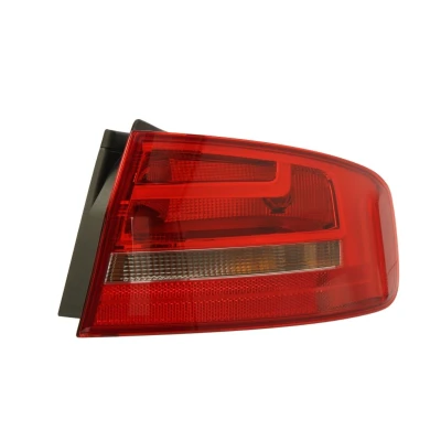 Abbildung von HELLA 2VA 010 914 101 Rückleuchte rechts äusserer Teil P21W 12 Rot mit Glühlampe, Lampenträger AUDI: A4 B8 Limousine