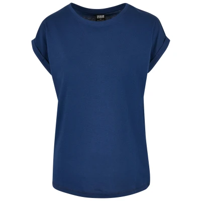 Abbildung von Urban Classics Extended Shoulder Tshirt basic, Damen, Größe: 4XL, Spaceblue