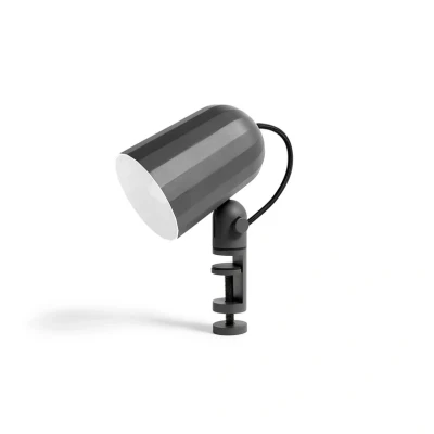 Abbildung von HAY Noc Clamp LED Klemmleuchte, dunkelgrau
