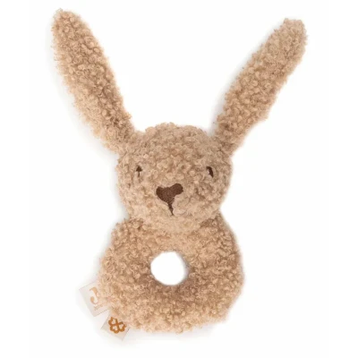 Abbildung von Jollein Greifling Rassel Baby Bunny Riverside Biscuit 100% Polyester 13x11x7cm