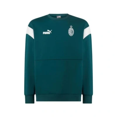 Abbildung von AC Milan 769340 FtblArchive Crew Soccer T Shirt Men&#039;s Varsity Green Flat Dark Gray S