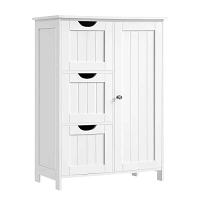 Abbildung von VASAGLE Badkommode Badezimmerschrank, 60 x 30 81/80 cm, 3 Schubladen