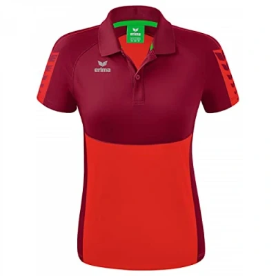 Abbildung von Erima Fussball Teamsport SIX Wings Poloshirt, Damen, Größe: 40, Rotrot