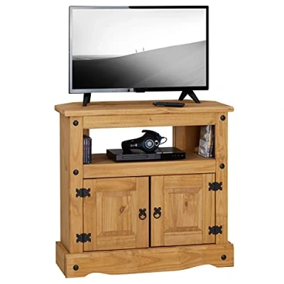 Abbildung von CARO Möbel TV Rack SALSA, Mexico Schrank Kommode Fernsehtisch Regal im Mexiko Stil Kiefe