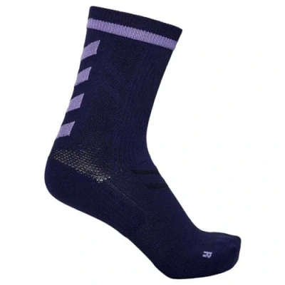 Abbildung von Hummel Elite Indoor LOW PA Sportsocken, Größe: 36 38, Marine paisley purple