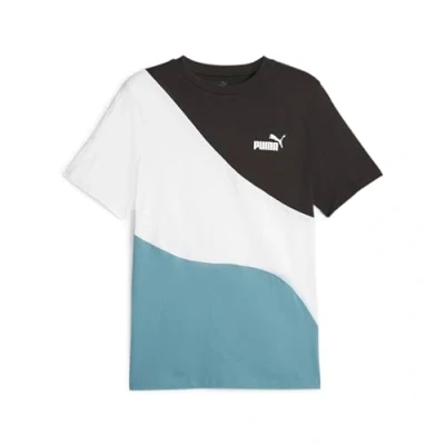 Abbildung von Puma Power CAT Tshirt print, Herren, Größe: Medium, Bold blue