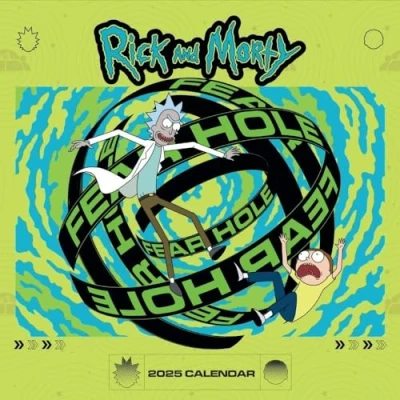 Abbildung von Official Rick And Morty Square Calendar 2025
