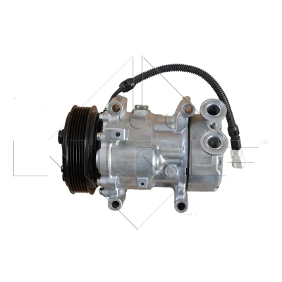 Abbildung von NRF EASY FIT 32244 Kompressor SD6V12 12 PAG 46 mit Kompressoröl, Dichtring PEUGEOT: 206 Schrägheck, SW, CITROËN: Xsara Picasso
