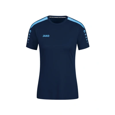 Abbildung von JAKO Damen Trikot Power (Kurzarm), Marine/SkyBlue, 40