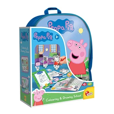 Abbildung von Lisciani Kreativset Peppa Wutz Mal und Zeichenschule mit Rucksack
