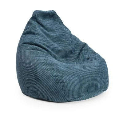 Abbildung von Lumaland Sitzsack GIANT Cord Stabile Lehne ideal fürs Gaming, verdeckter Reißverschluss, trendig &amp; Gemütlichkeit vereint