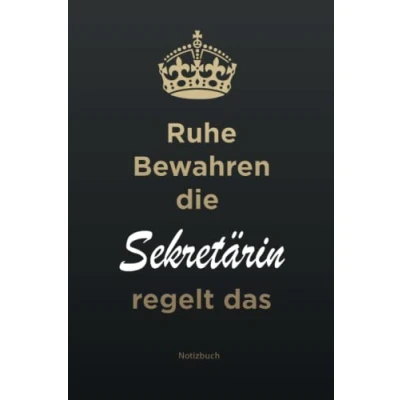 Abbildung von Geschenk für die Beste Sekretärin: A5 Notizbuch als eine Sekretärin /punktiert Geschenke zum GeburtstagWeihnachtsgeschenk Kollegin