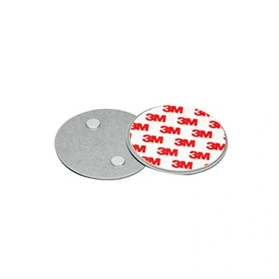 Abbildung von UNITEC Magnethalterung für Rauchmelder, Feuermelder, Rauchwarnmelder, rund, 70 mm Durchmesser, extrem starker Magnet, Montage ohne Werkzeug
