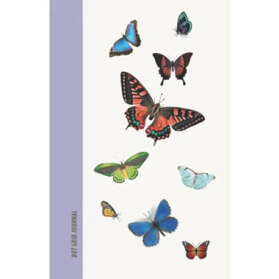 Abbildung von A5 Dot Grid Journal: Dotted Notebook with a vintage butterfly cover