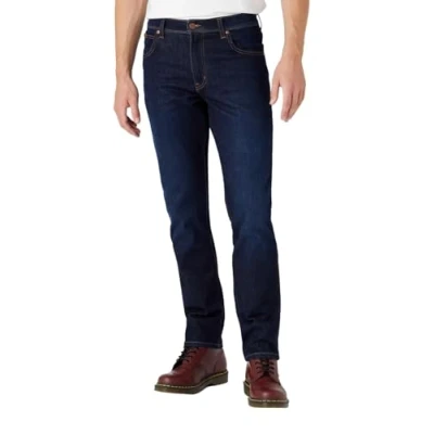 Abbildung von Wrangler Men&#039;s Texas Slim Lucky Star Jeans, Yellow, W46 / L30