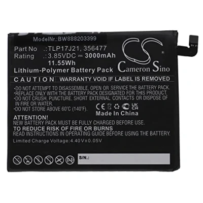Abbildung von vhbw Akku kompatibel mit Wiko M1790, View XL Handy Smartphone Telefon (3000mAh, 3,85V, Li Polymer)