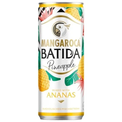 Abbildung von 12 Dosen Batida Pineapple a 0,25 L 20% vol. inc. EINWEG Pfand Ananas