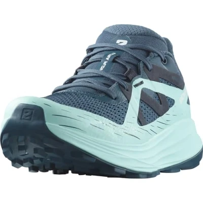 Abbildung von Salomon Ultra FLOW GTX Laufschuh Trail, Damen, Größe: 38, Deep dive/tanager turquoise/carbon Schuhe