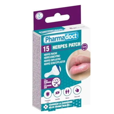 Abbildung von PHARMADOCT Patch gegen den Herpes labialis, 1 Packung mit 15 Bandagen