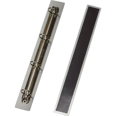 Abbildung von Tarifold 92166 Magnetischer Ringhalter, A4 und A3, grau/schwarz, 32 x 4 cm