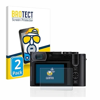 Abbildung von BROTECT Entspiegelungs Schutzfolie für Leica Q3 / 43 (2 Stück) Matte Displayschutz Folie, Anti Reflex, Fingerprint