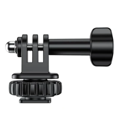 Abbildung von VRIG Hot Shoe Mount Adapter für GoPro Hero 10/9/8/7/6/5, DJI Osmo Action, AKASO Brave 8/7/6 Anwendbar Stativ Selfie Stick Einbeinstativ und DSLR Kamera